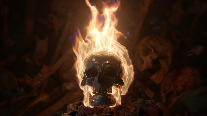 Houdini Snippet Vol.17 – Burning Skull